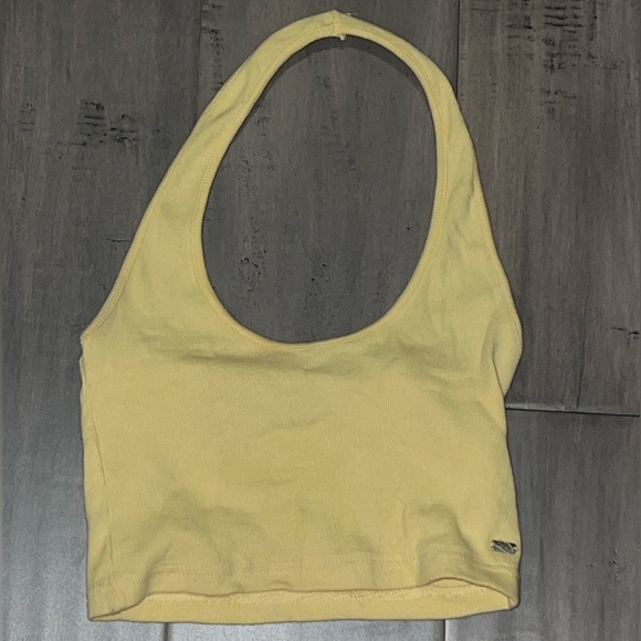 Pull & Bear Yellow Crop Top💛 brand new - Picture 2 of 2